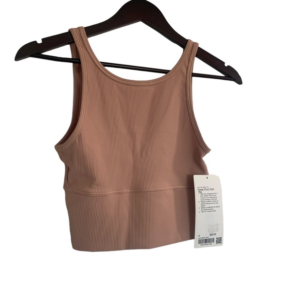 lululemon athletica Tops - ***NWT LULULEMON Power Pivot Tank - 4 - Pink Clay